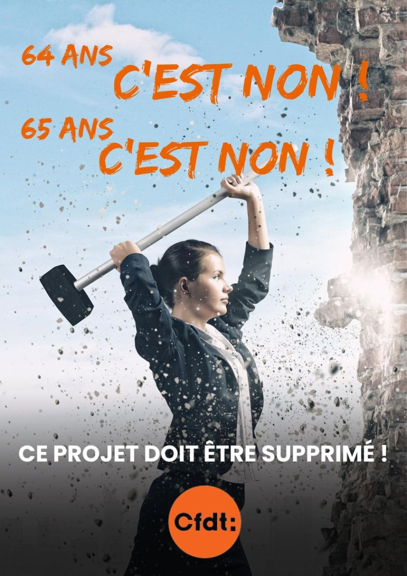 Non à la retraite à 65 ans