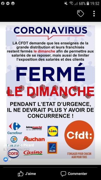 cfdt dimanches