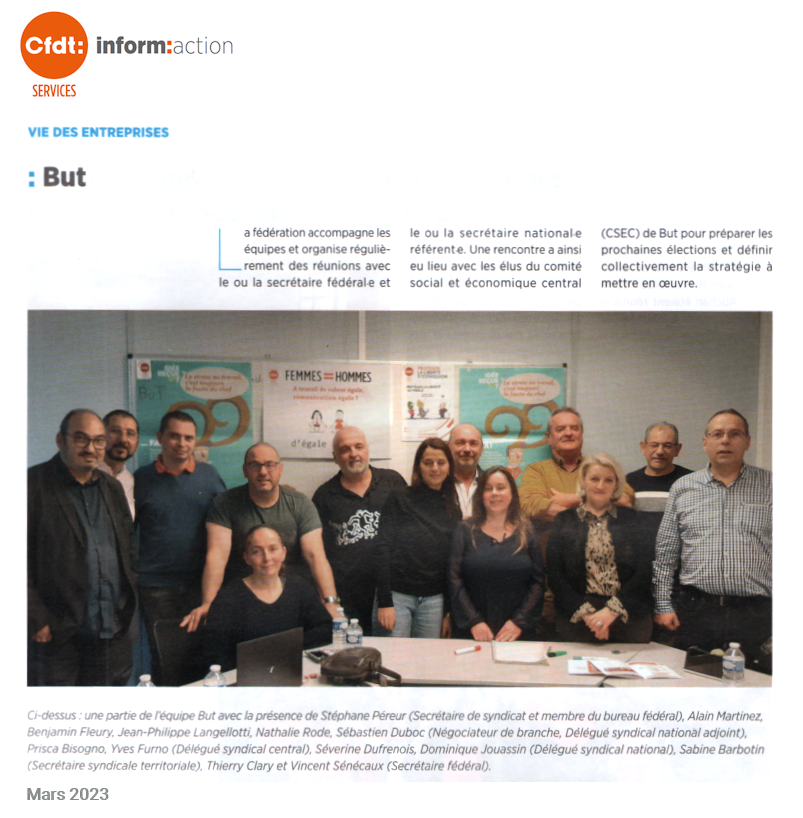 équipe csec CFDT